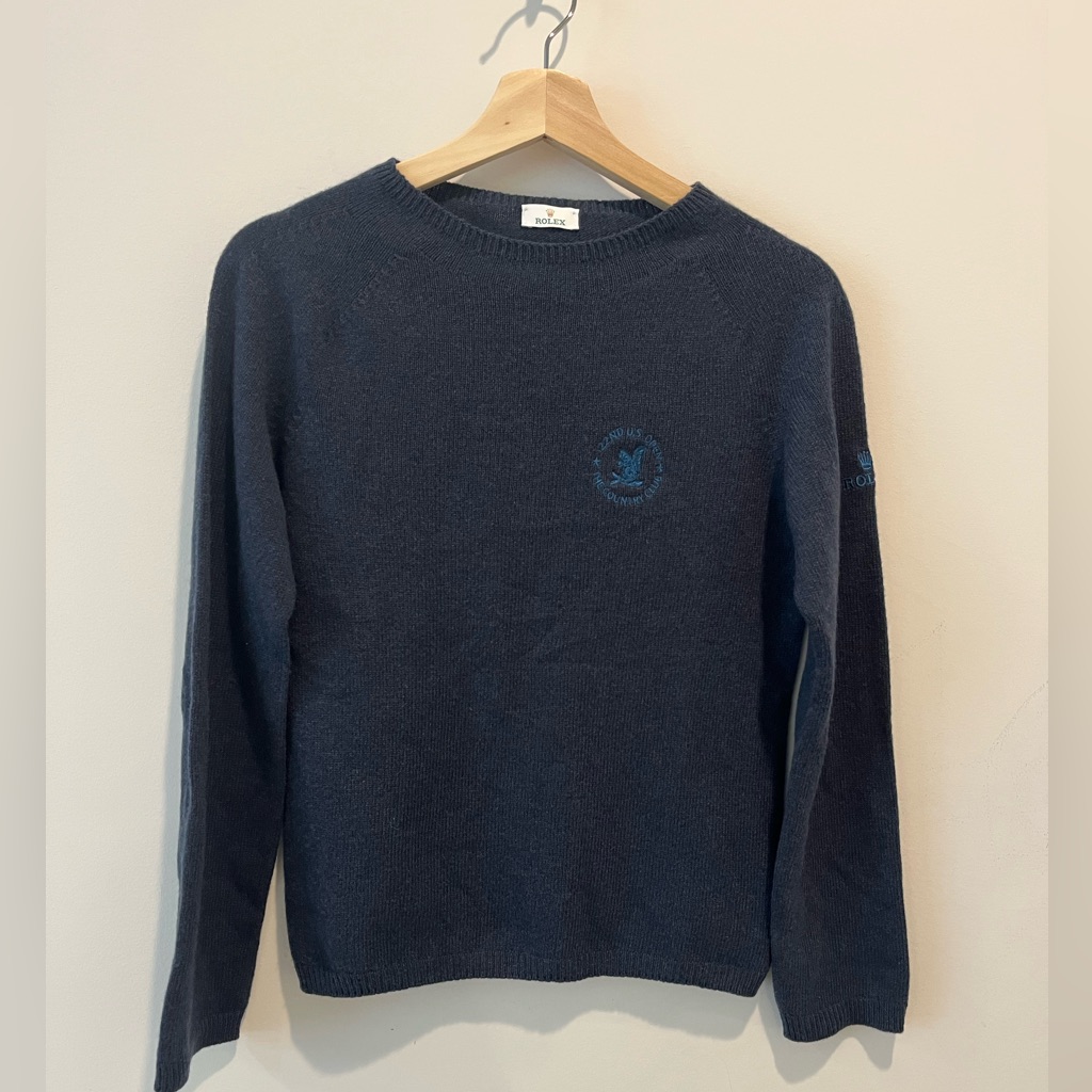 Women&acirc;s 22nd Us Open Rolex Cashmere Sweater Xs